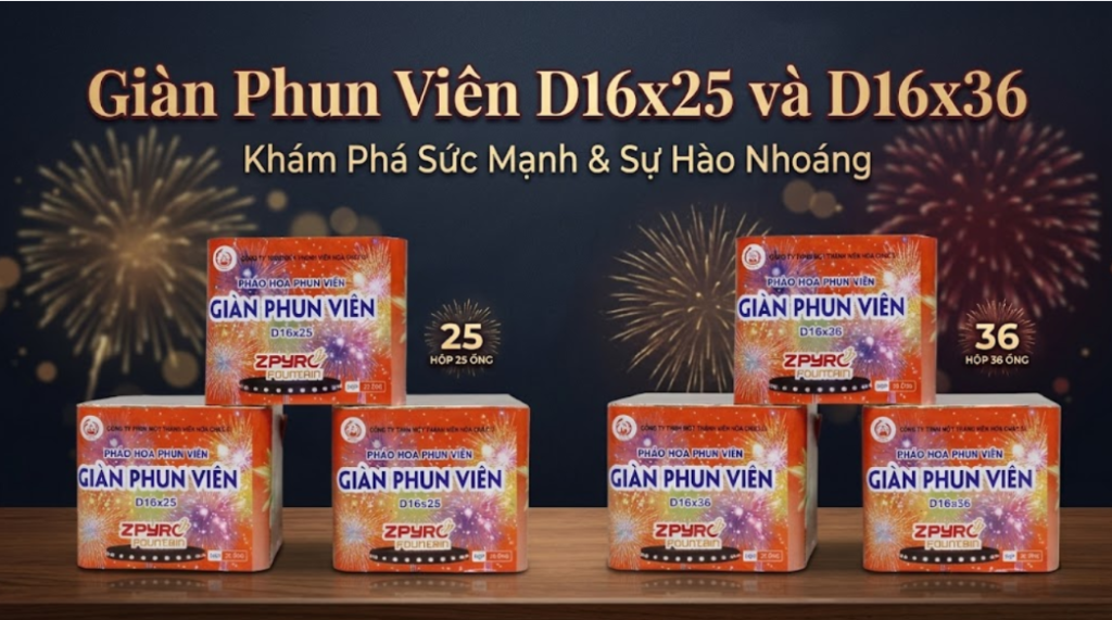 Giàn Phun Viên D16x25 và D16x36 – Giải Mã Ký Hiệu & Nên Chọn Loại Nào?