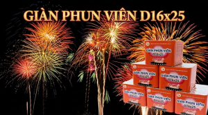 Giàn phun viên D16x25
