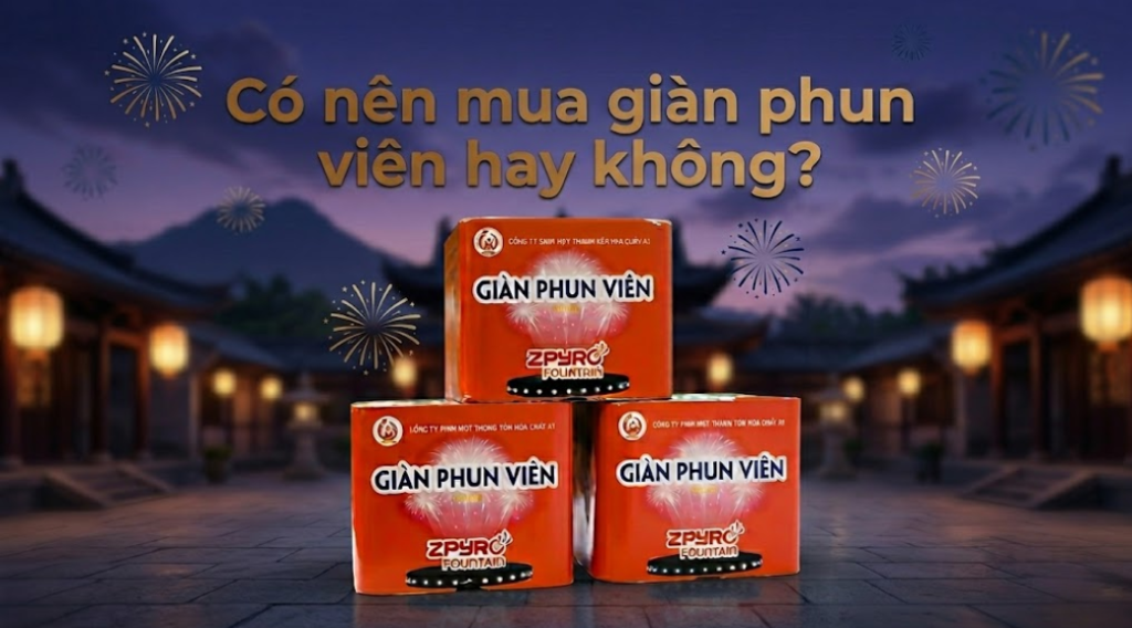 Nên mua giàn phun viên hay không?