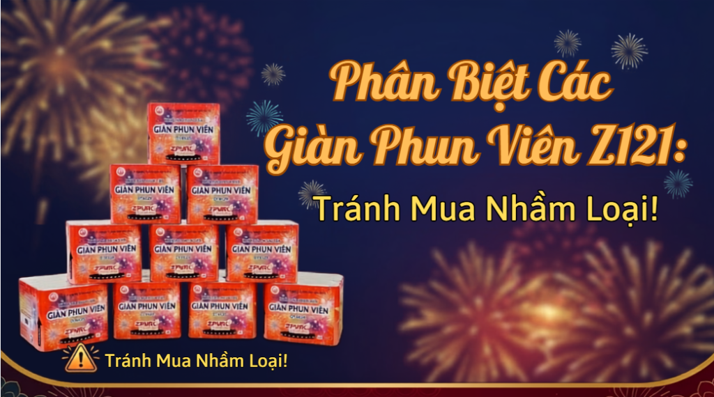 Phân Biệt Các Giàn Phun Viên Z121: Tránh Mua Nhầm Loại!