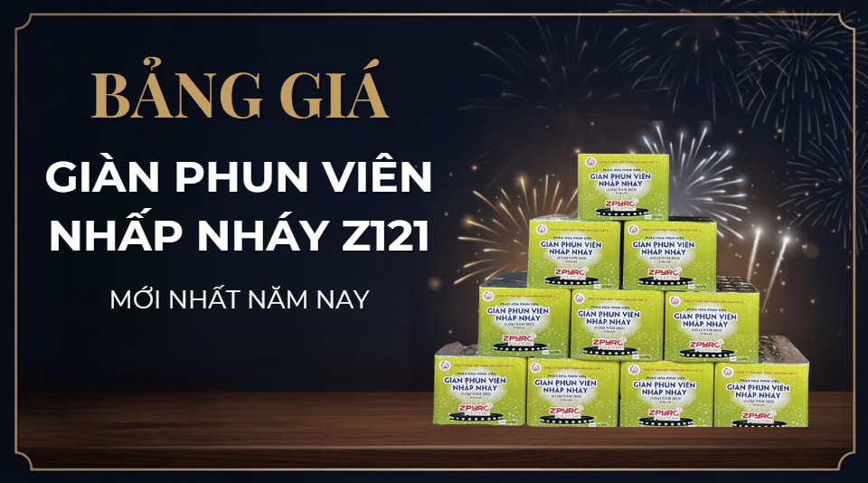 Bảng giá giàn phun viên nhấp nháy