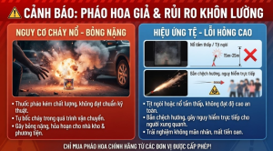 Cảnh báo: Pháo hoa giả và rủi ro khôn lường