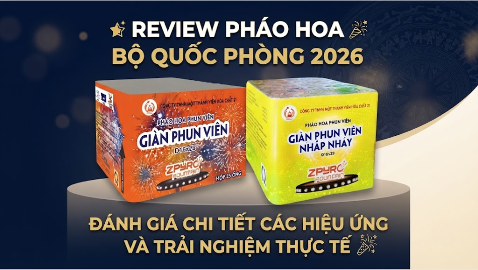 Review pháo hoa bộ quốc phòng