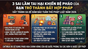 Pháo hoa bộ quốc phòng hợp pháp không