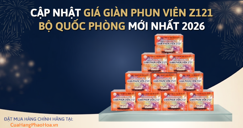 Cập Nhật Giá Giàn Phun Viên Z121 Bộ Quốc Phòng Mới Nhất 2026