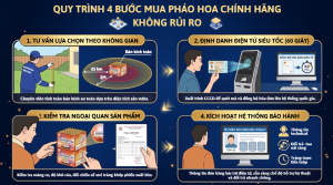 Quy trình mua pháo hoa chính hãng