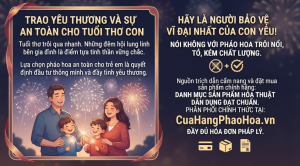 Pháo hoa an toàn cho trẻ em