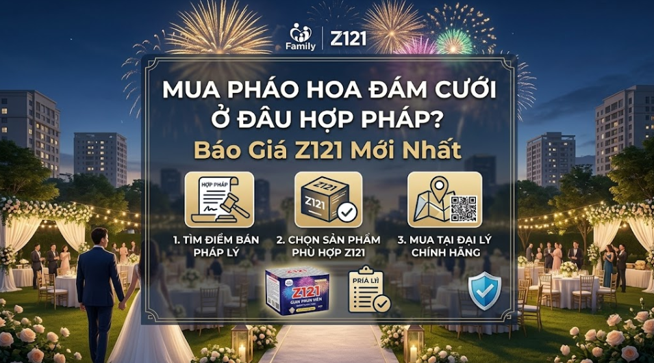 Mua pháo hoa đám cưới