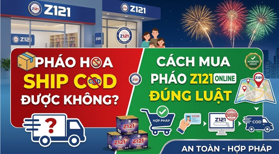 Pháo hoa ship cod