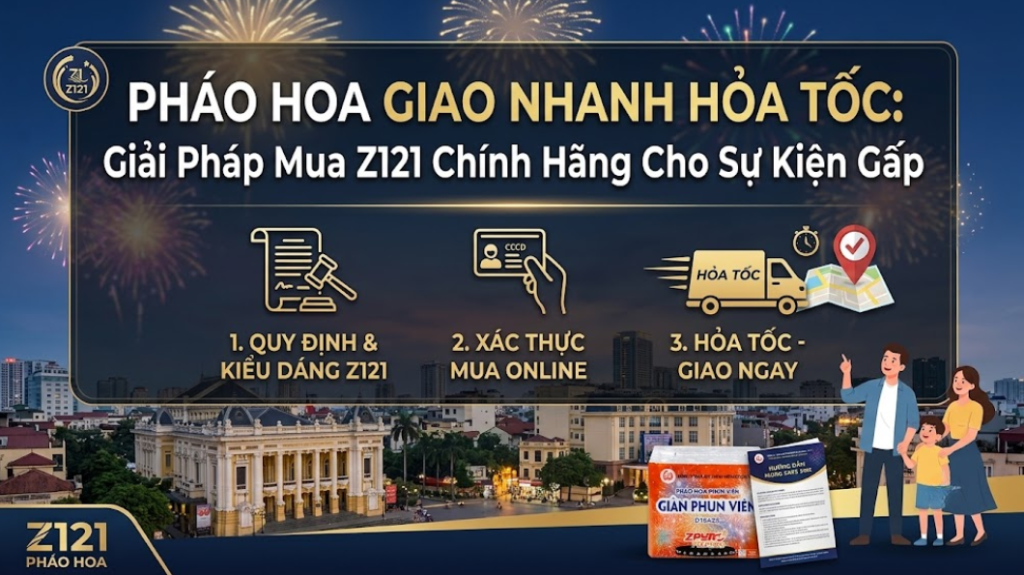 Pháo hoa giao nhanh
