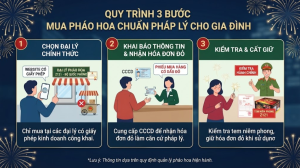 Quy trình mua pháo hoa chuẩn pháp lý 