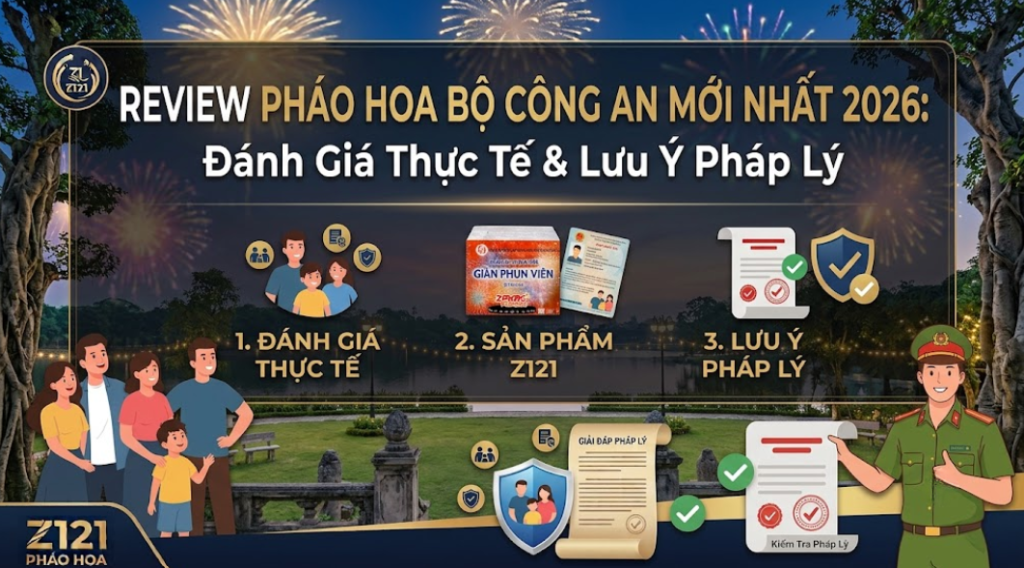 Review pháo hoa bộ công an