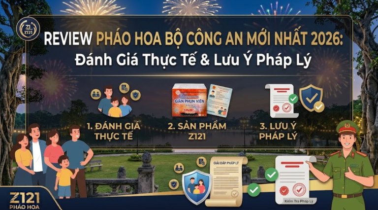 Review Pháo Hoa Bộ Công An Mới Nhất 2026: Đánh Giá Thực Tế & Lưu Ý Pháp Lý