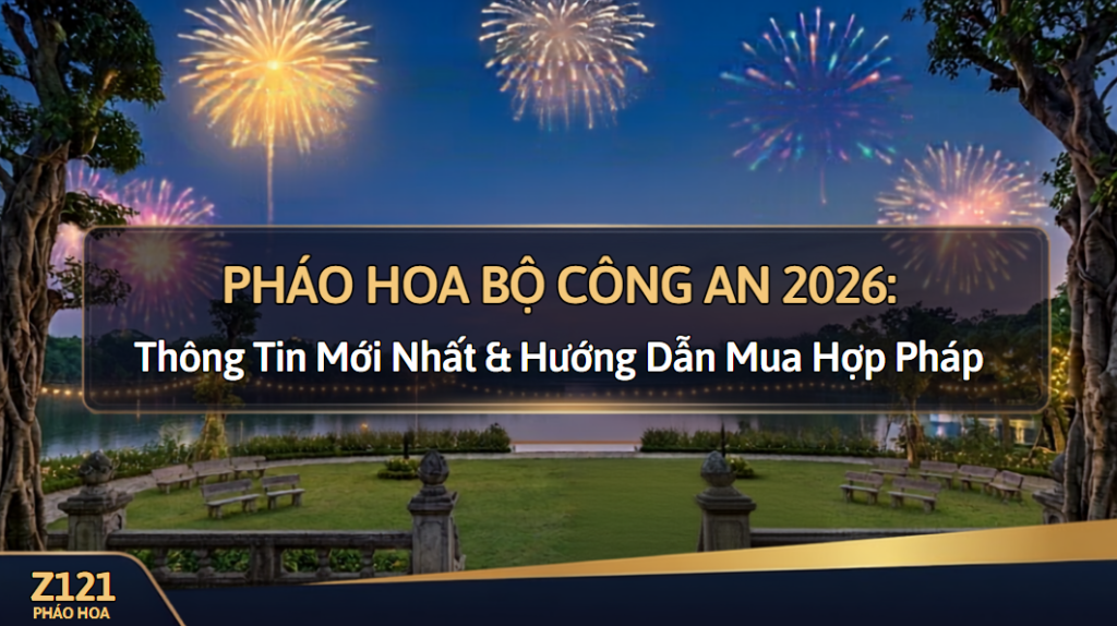 Pháo hoa bộ công an