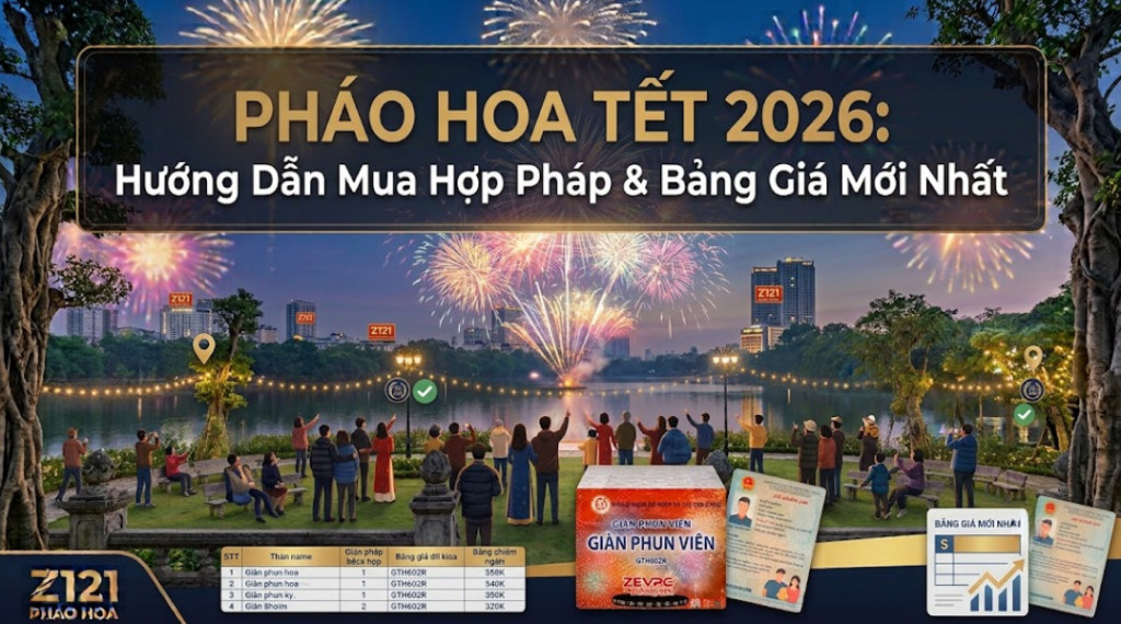 Pháo hoa tết 2026