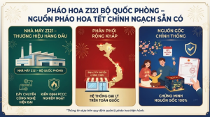 Pháo hoa Z121 bộ quốc phòng